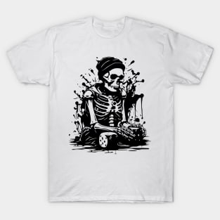 skeleton play dice T-Shirt